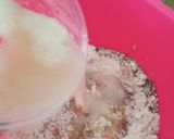 Foto langkah ke 3 dari resep Donat Kepang Pisang Cokelat (eggless dan no ulen).