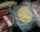 Foto del paso 3 de la receta: Panchos envueltos con panceta y muzzarella