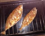 A picture of step 4 of African- indo grilled fish with tomato rice and onion salad 🍅🐟.