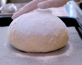 A picture of step 9 of Simple Bread | Crispy Crust! Cob Loaf Bread.