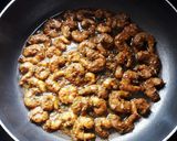 A picture of step 11 of Gongura Prawns.