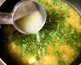A picture of step 8 of Veg. Coriander Lemon Soup with Paneer and Lemongrass.
