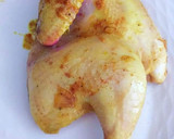 Foto del paso 6 de la receta: Pollo asado con manzanas ácidas y salsa suave de chocolate
