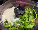 A picture of step 2 of Tagliatelle with Bread Tree Nut (chestnut) Pesto.