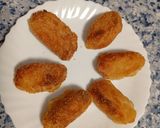 A picture of step 8 of Dairy-Free, Gluten-Free Chicken Croquettes.
