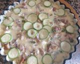 Une image de l'étape 2 de Quiches aux champignons,courgettes.
