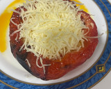Foto del paso 4 de la receta: Pimiento asado relleno de atún y huevo en freidora de aire