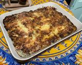 Une image de l'étape 24 de Gratin d'aubergines au porc, tomates et emmental.