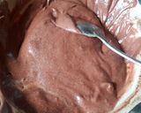 A picture of step 6 of Red velvet marble cake #Idulfitrirecipescontest.
