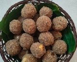 A picture of step 3 of Poha balls.