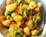 A picture of step 6 of Butter beans curry.