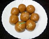 मिल्की बेसन ड्राई फ्रूट्स लड्डू (milky besan dry fruits ladoo recipe in Hindi) रेसिपी चरण 3 फोटो