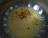 A picture of step 2 of Biranj (sweet rice).
