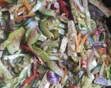 Tofu kerti zöldségekkel recept fázis 4 fotója