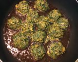 A picture of step 3 of Palak kofta curry.