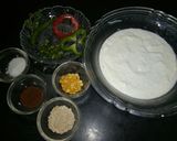 A picture of step 1 of Masala Idili.