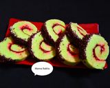 Foto langkah ke 5 dari resep Bolu gulung kukus 2 telur.