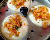 A picture of step 6 of Mixed veggies Suji idli.