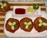உருளைக்கிழங்கு பறவை கூடு கட்லெட் / potato bird nest cutlet (Urulaikilanku cutlet recipe in tamil) ரெசிபி ஸ்டேப் 10 புகைப்படம்