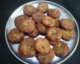 A picture of step 4 of Jowar corn vada.