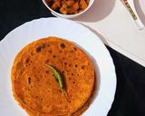 A picture of step 11 of Makki Methi Paratha With Turnip And Kohlrabi Stir fry.