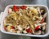 Une image de l'étape 9 de Œufs au four, tomates, champignons et feta.