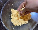 A picture of step 1 of Chhena tarakari (Paneer dumplings curry).
