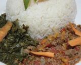 A picture of step 7 of Rice and minced beef.