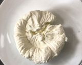 A picture of step 1 of Thandai Shrikhand.