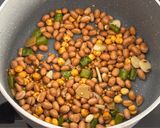 A picture of step 12 of Protein Power Chickpea Appes with Coconut Peanut Chutney (Kala chana breakfast).