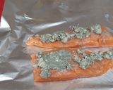 Foto del paso 1 de la receta: Ensalada templada de salmón al Cabrales