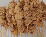 Foto langkah ke 2 dari resep Sate kulit ayam,bumbu selai kacang SKIPPY.