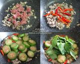 รูปขั้นตอนการทำที่ 3 ของ มะเขือยาวผัดหมูสับปลาเค็ม