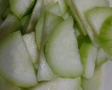 Hình bước làm 1 của món Canh bí xanh nấu tôm