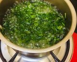 A picture of step 1 of Methi matar malai restaurant style.