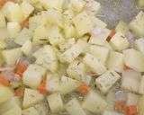 A picture of step 1 of Pasta stew.