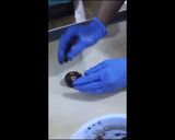 Foto langkah ke 5 dari resep Almond Chocolate Cookie.
