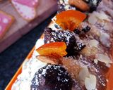 A picture of step 9 of Chocolate Salted Caramel Cheesecake Yule Log with Speculoos and Cream Cheese.