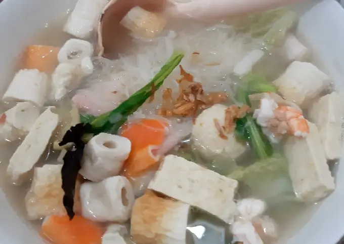 Langkah-langkah untuk membuat Cara bikin Steamboat Rumahan favorit anak2