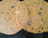 A picture of step 2 of Coriander mint and carrot Parathas with Chole.