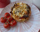 A picture of step 7 of Simple Mini quiche with roasted veg and feta.