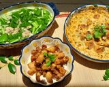 Hình bước làm 3 của món Canh cải ngọt nấu thịt xay
