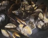 A picture of step 2 of Zuppa mare e monti sea and mountain soup.