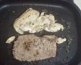 Foto langkah ke 2 dari resep Double Grill Beef & Chicken Steak w/ Blackpepper Sauce.