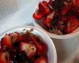 A picture of step 2 of Balsamic, Brown Sugar Strawberries.