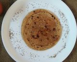 A picture of step 3 of Lachha parantha.
