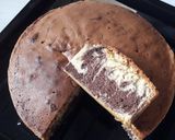 Foto langkah ke 4 dari resep Marble cake(cake marmer jadul lembut).