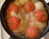 A picture of step 2 of California Farm Tomato Beef Soup.