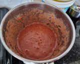 A picture of step 1 of Cashew matar masala.