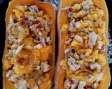 Foto del paso 3 de la receta: Calabaza rellena con pollo 👌